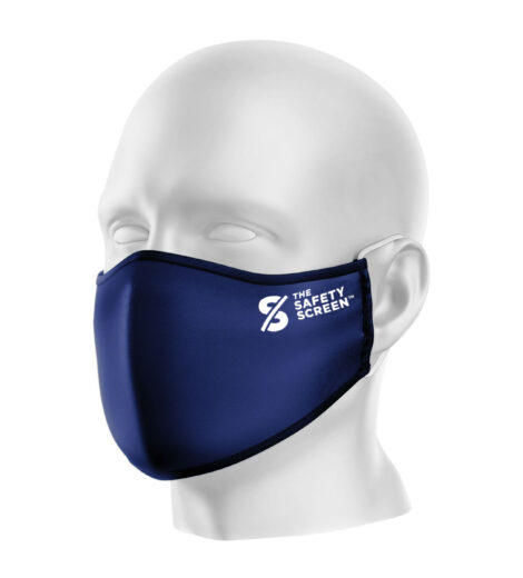 fluid-repellent face mask